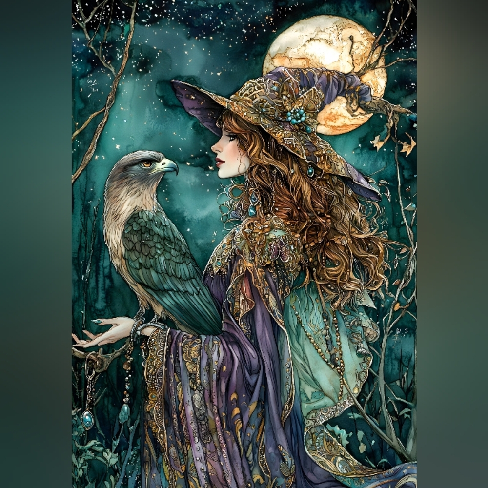 Beautiful Witch Print